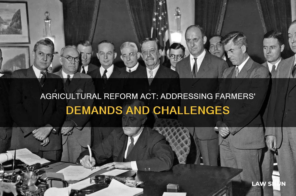 what law tried to meet the demands of the farmer