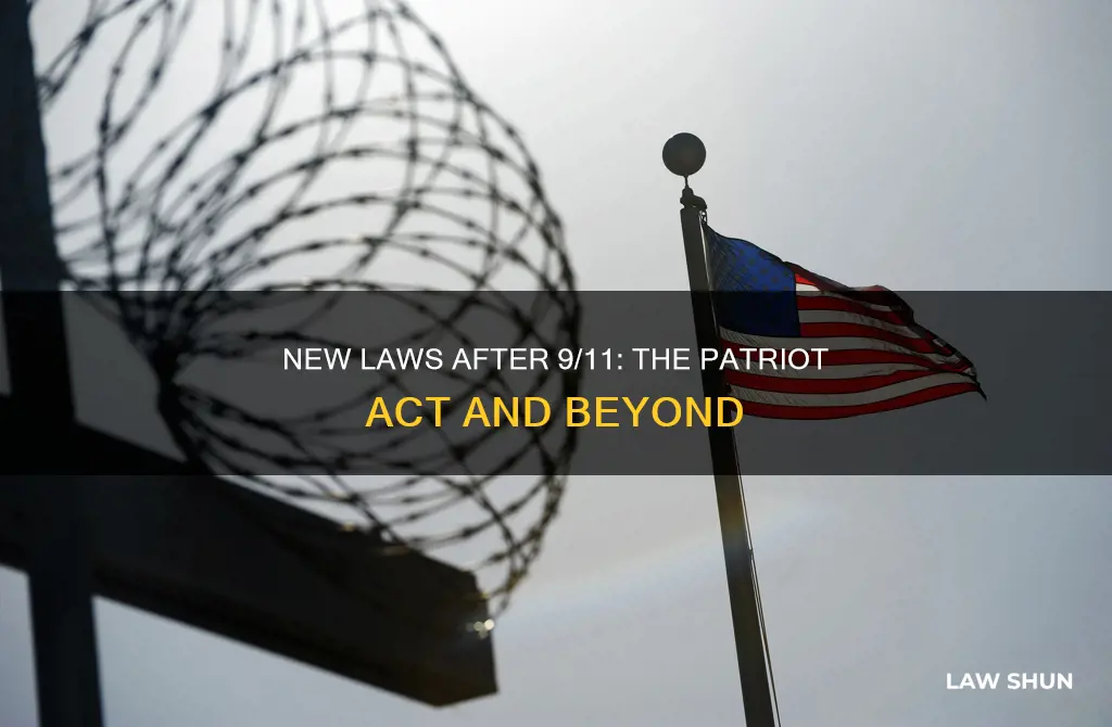 what law was created after the 9 11 terrorist attacks