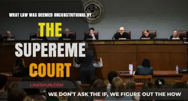 Supreme Court Strikes Down Unconstitutional Law: Landmark Ruling Explained
