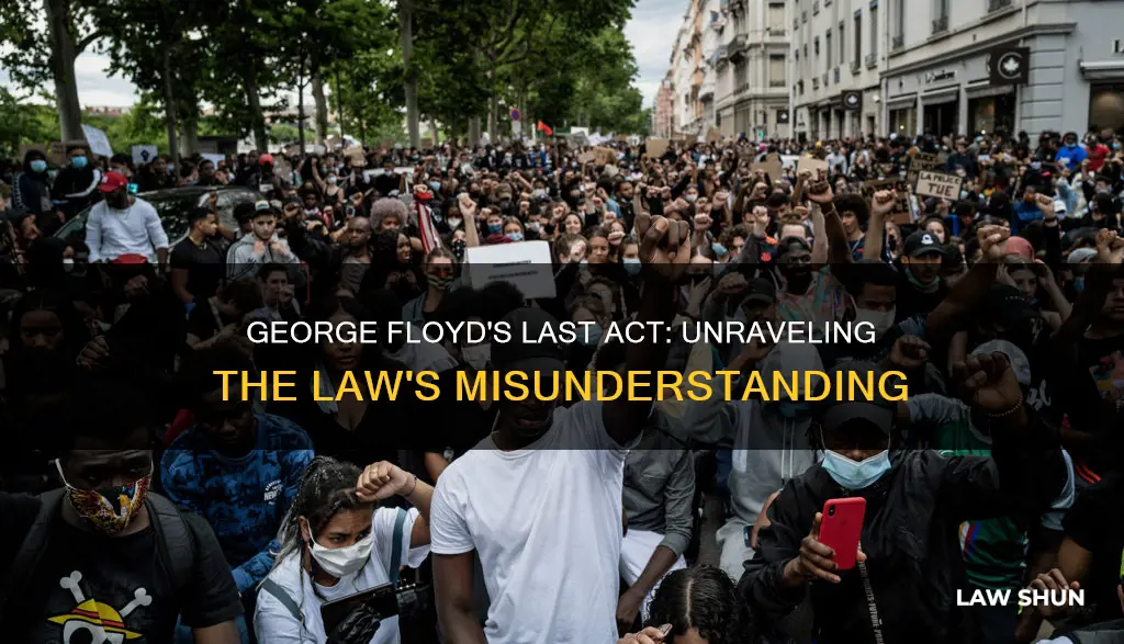 what law was george floyd breaking