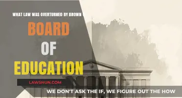 Brown v. Board of Education: Overturning Plessy v. Ferguson's Separate but Equal Doctrine