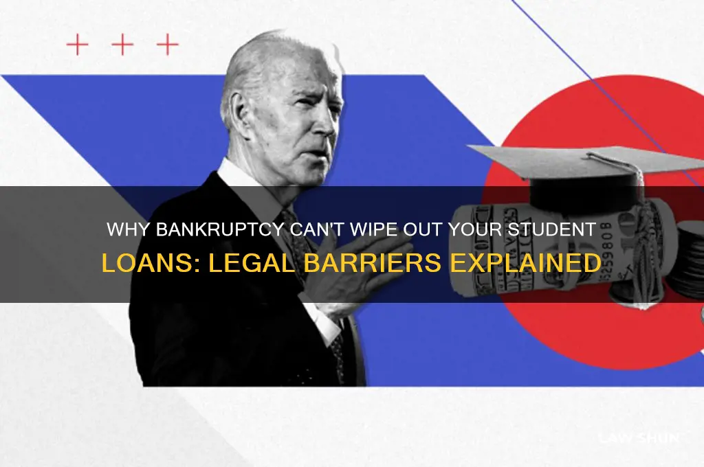 what law wont let you discharge student loans in bankruptcy