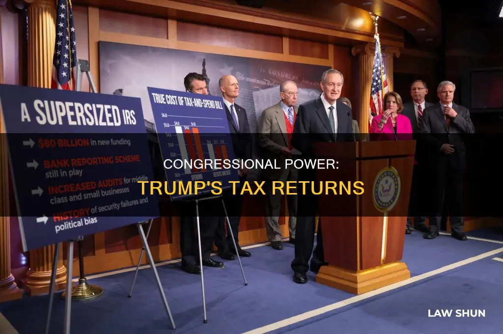 what law would allow congress to see trumps tax returns
