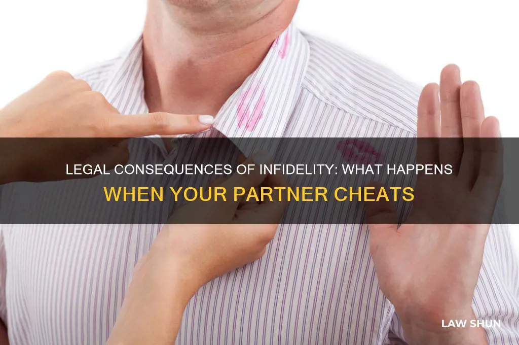 what lawfully happenes when someone cheat on you