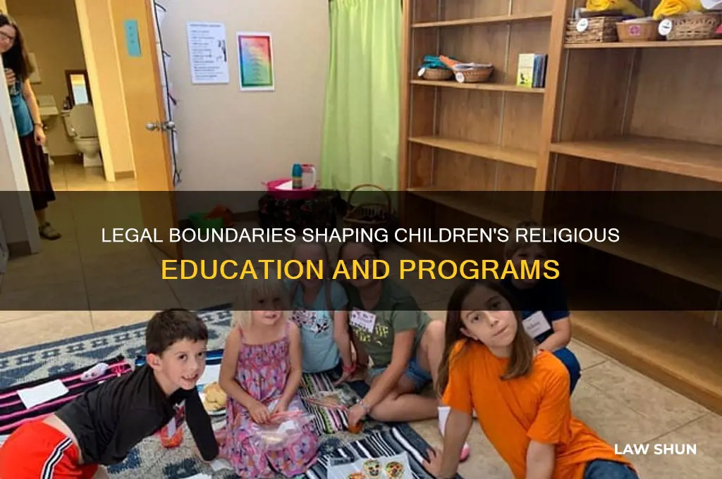 what laws affect kid religion programs