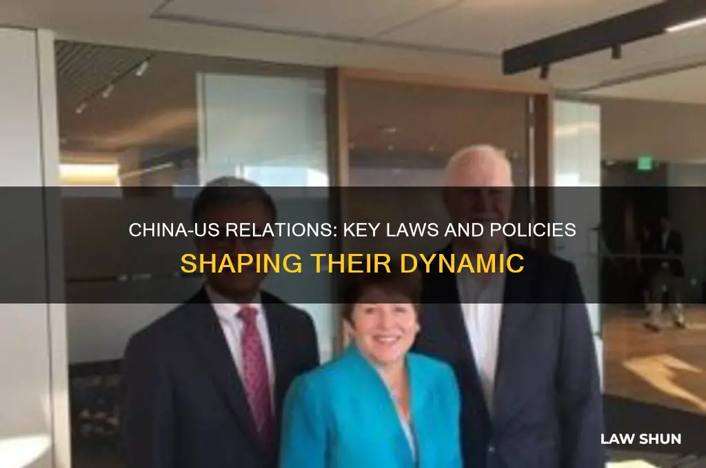 what laws and policies affected china relationship with the us