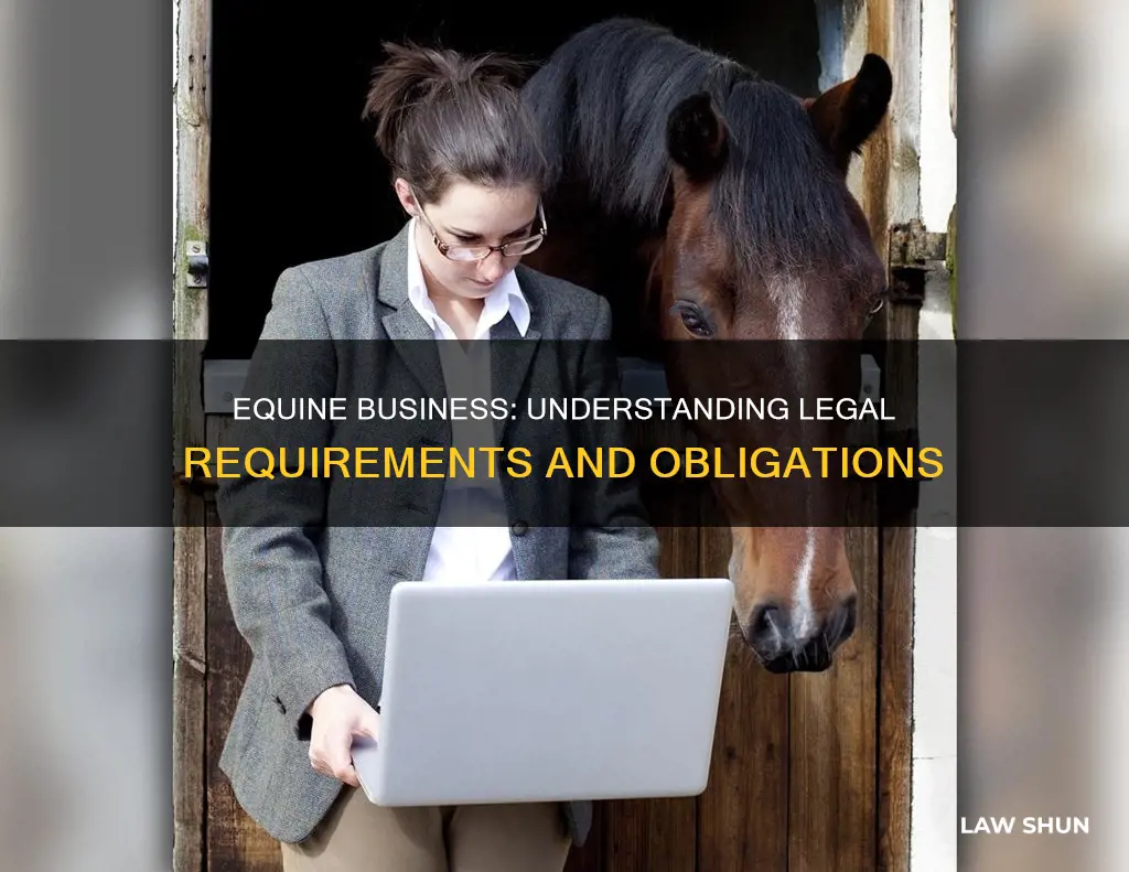 what laws apply to an equine business