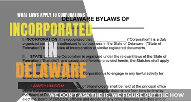 Delaware Corporations: Laws and Regulations