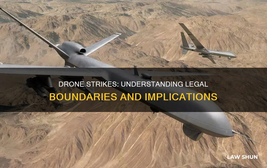 what laws apply to drone strikes