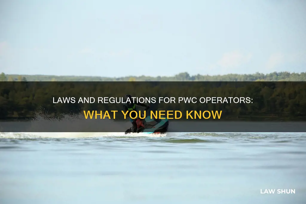 what laws apply to pwc operators