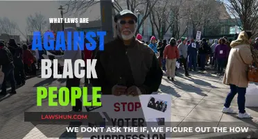 Systemic Racism: Laws Historically Targeting and Disadvantaging Black Communities