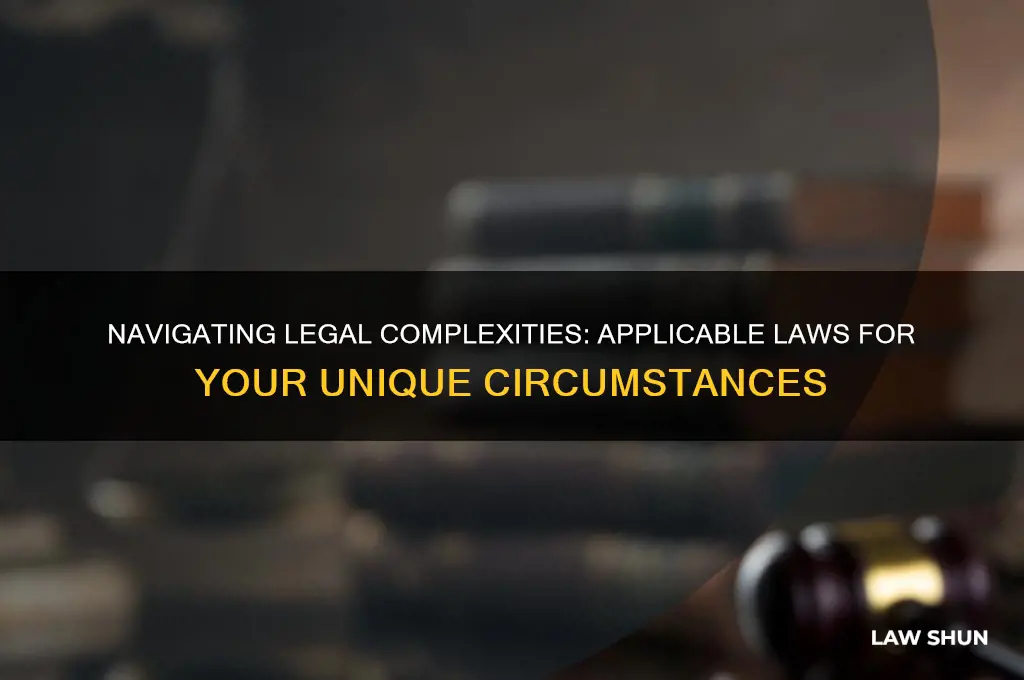 what laws are applicable to this issue in these circumstances