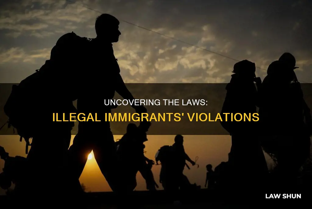 what laws are ilegal immigrants breaking