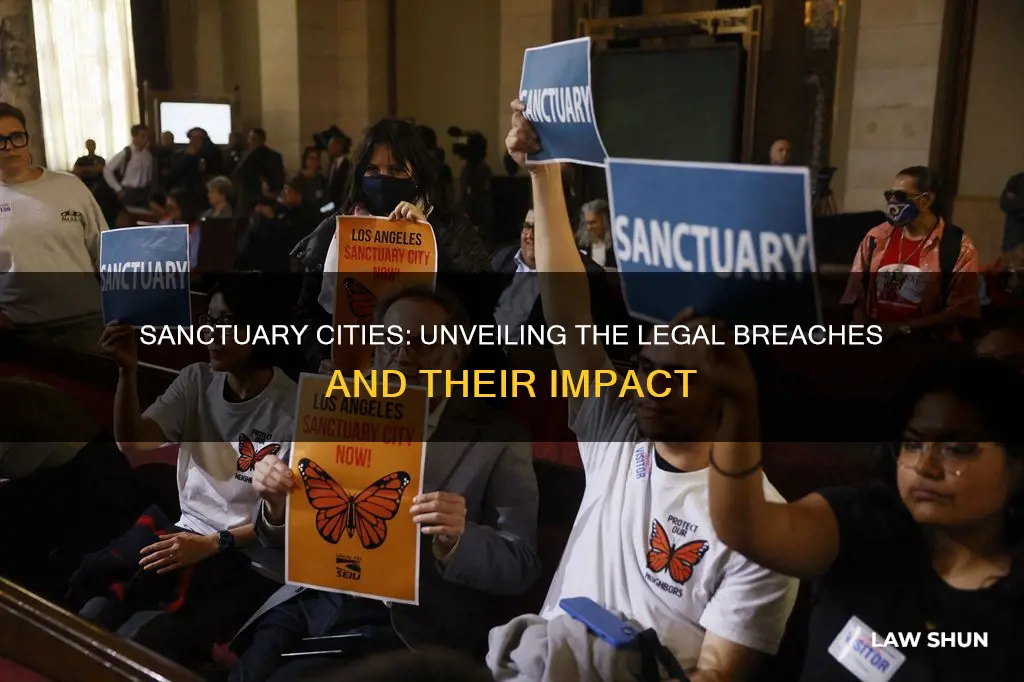 what laws are sanctuary cities breaking