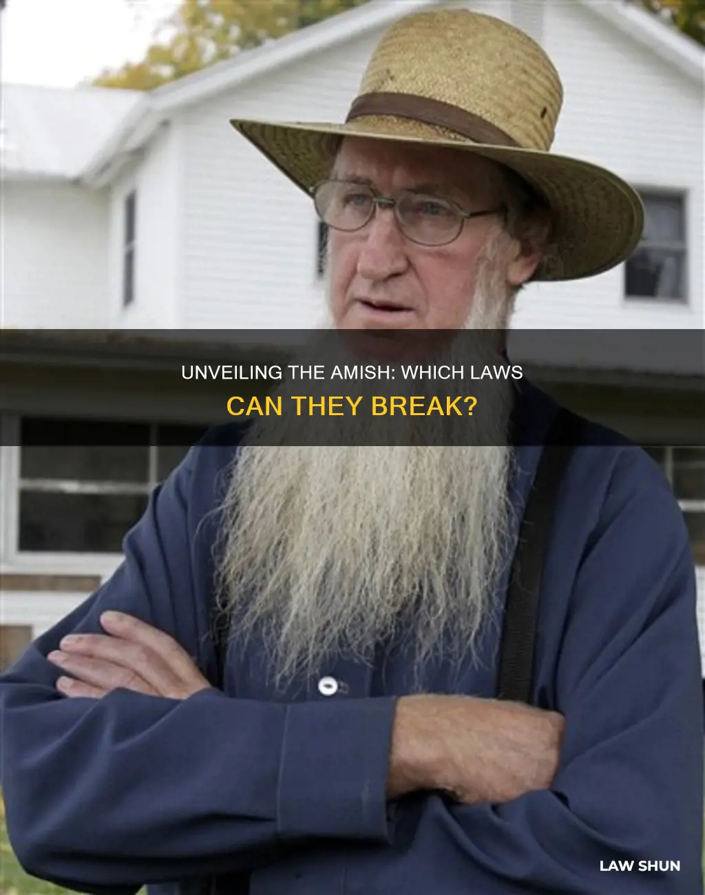 what laws are the amish allowed to break