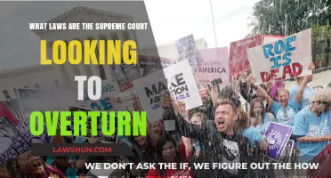 Supreme Court's Potential Overturns: Key Laws on the Chopping Block