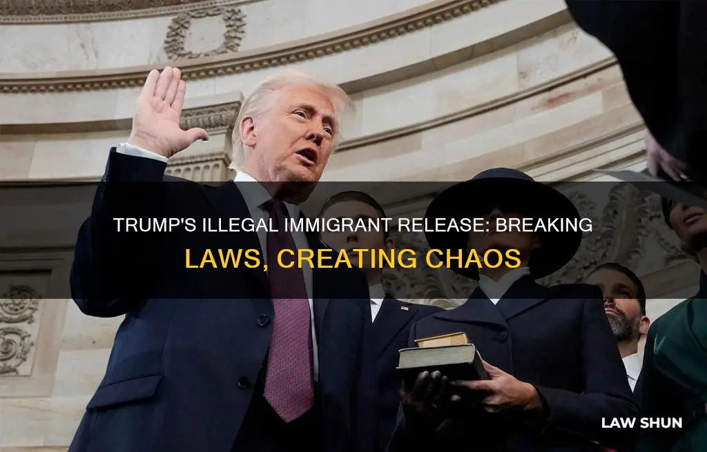 what laws are trump breaking due to releasing illegal immigrants