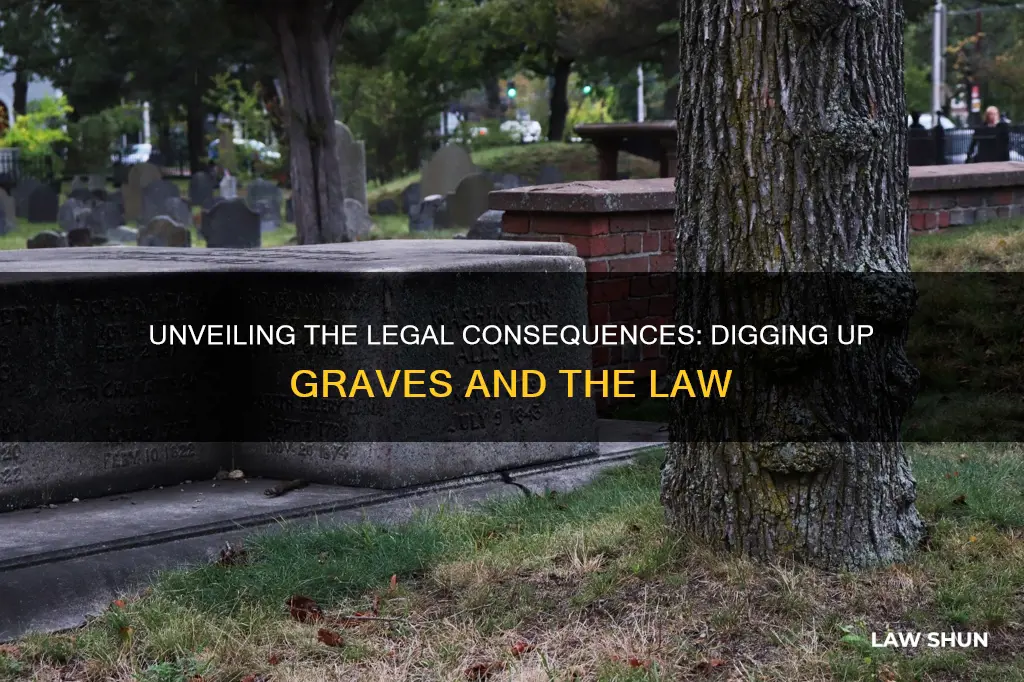 what laws are you breaking by digging up a grave