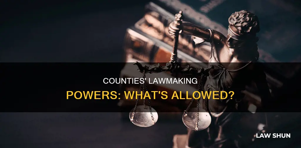 what laws can counties pass