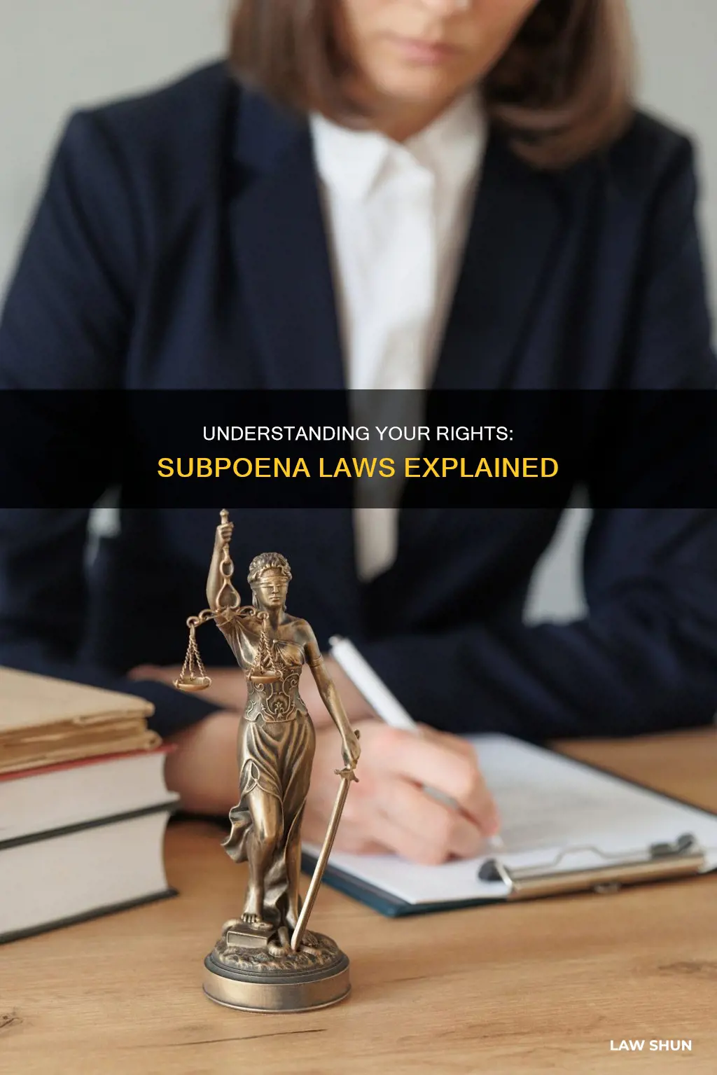 what laws can someone have over a subpoena