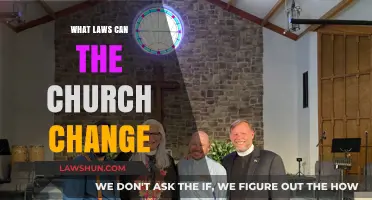 Can the Church Change Laws?