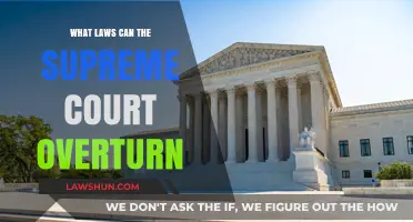 Supreme Court: Overturning Laws and Its Limits