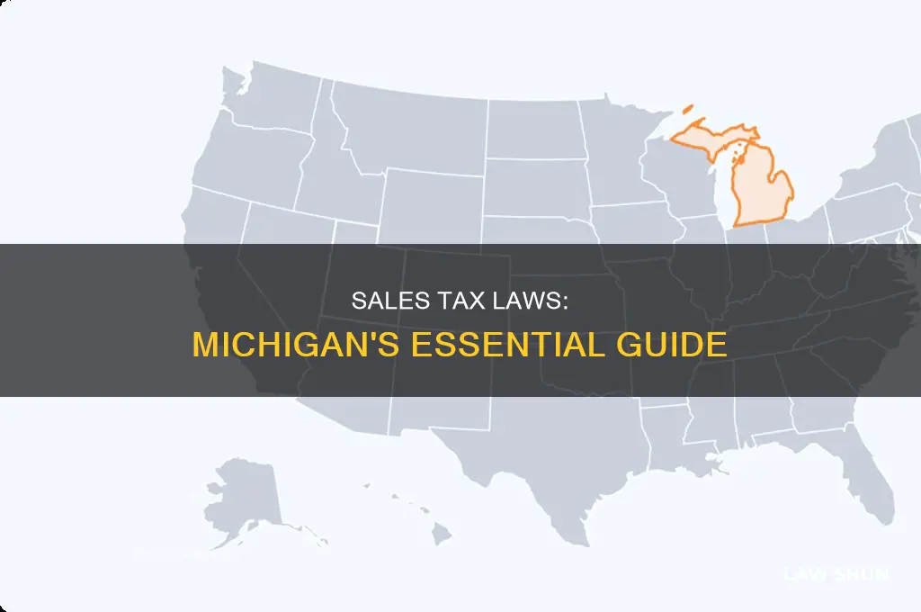 what laws cover collecting sales tax in michigan
