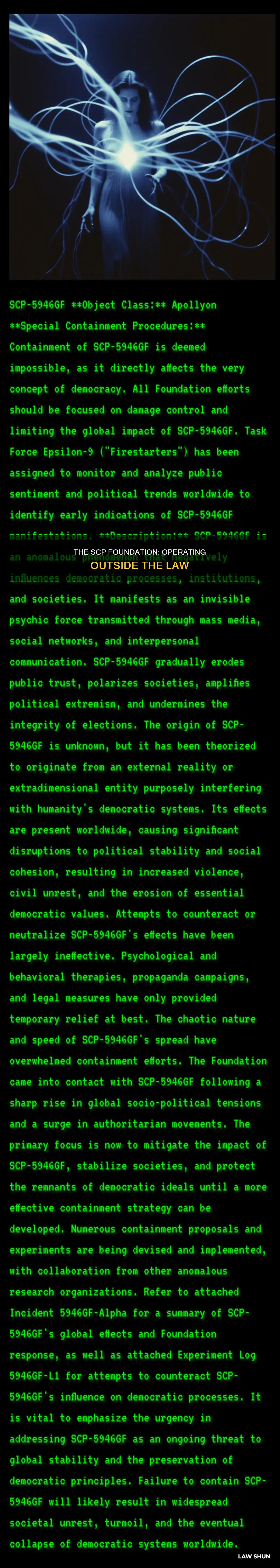 what laws d othe scp foundation break