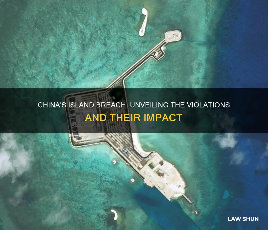 what laws did china break with island