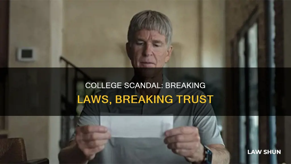 what laws did college scandal people break