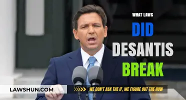 Desantis' Controversial Actions: Uncovering the Laws He Violated