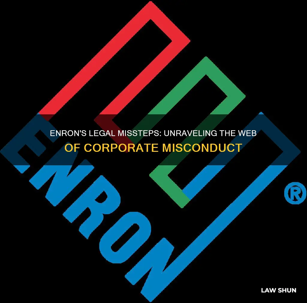 what laws did enron break