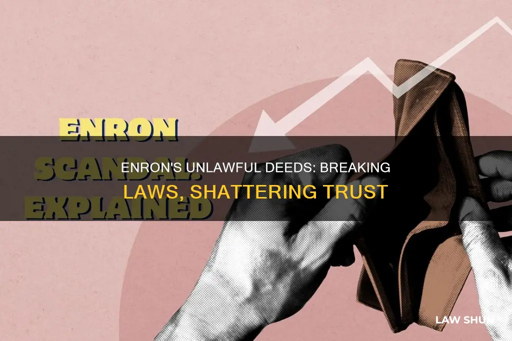 what laws did enron break