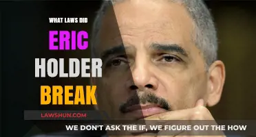 Eric Holder's Legal Missteps: Uncovering the Breaches