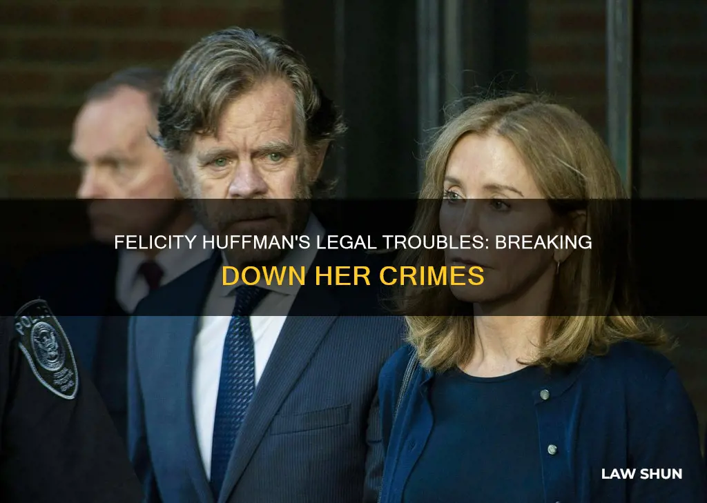 what laws did felicity huffman break