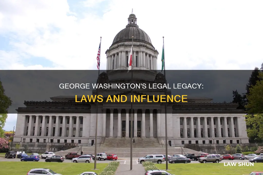 what laws did george washington create