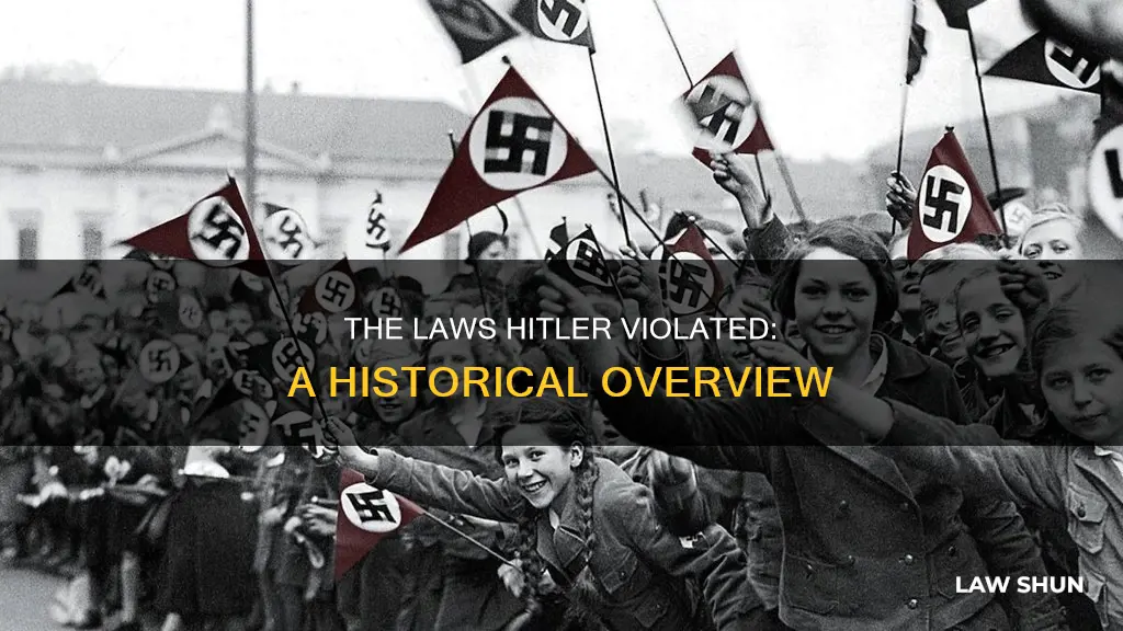 what laws did hitler break