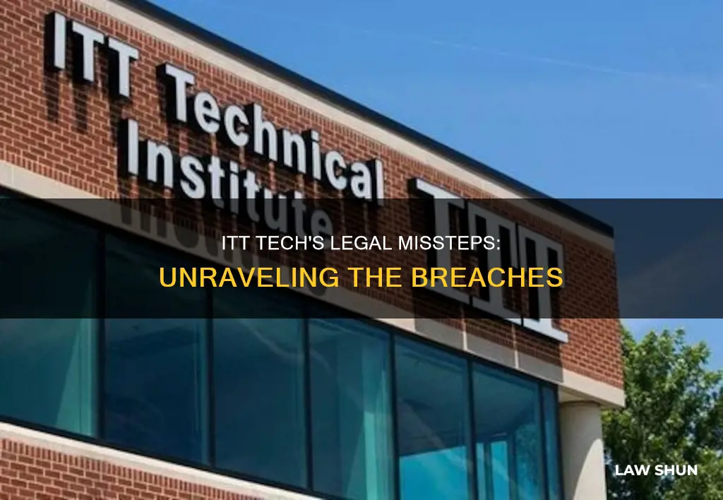 what laws did itt tech break