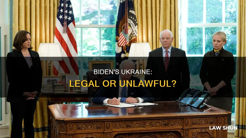 what laws did joe biden break with ukraine