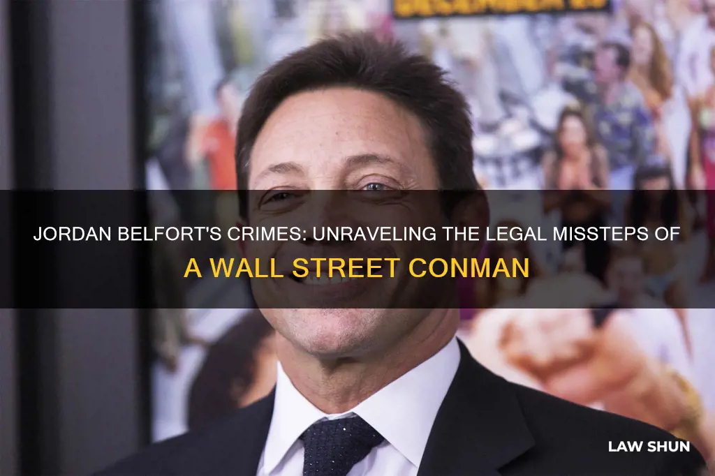 what laws did jordan belfort break