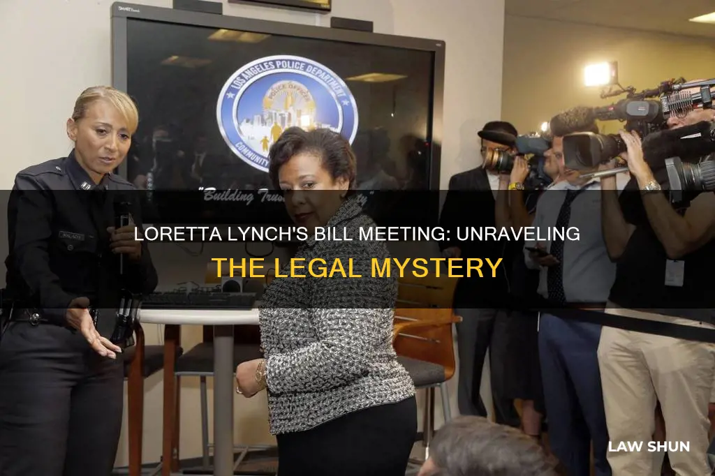 what laws did loretta lynch break meeting with bill