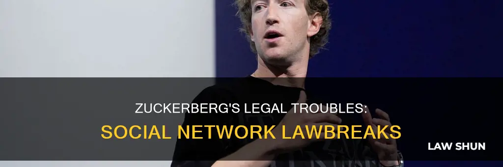 what laws did mark zuckerberg break in the social network