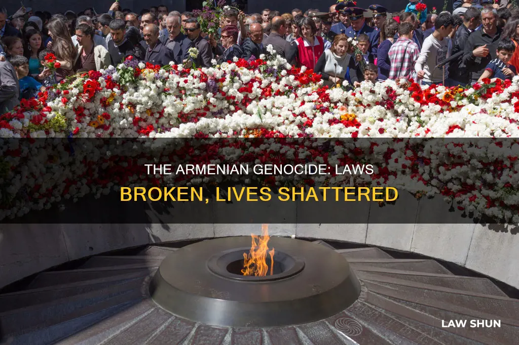 what laws did the armenian genocide break