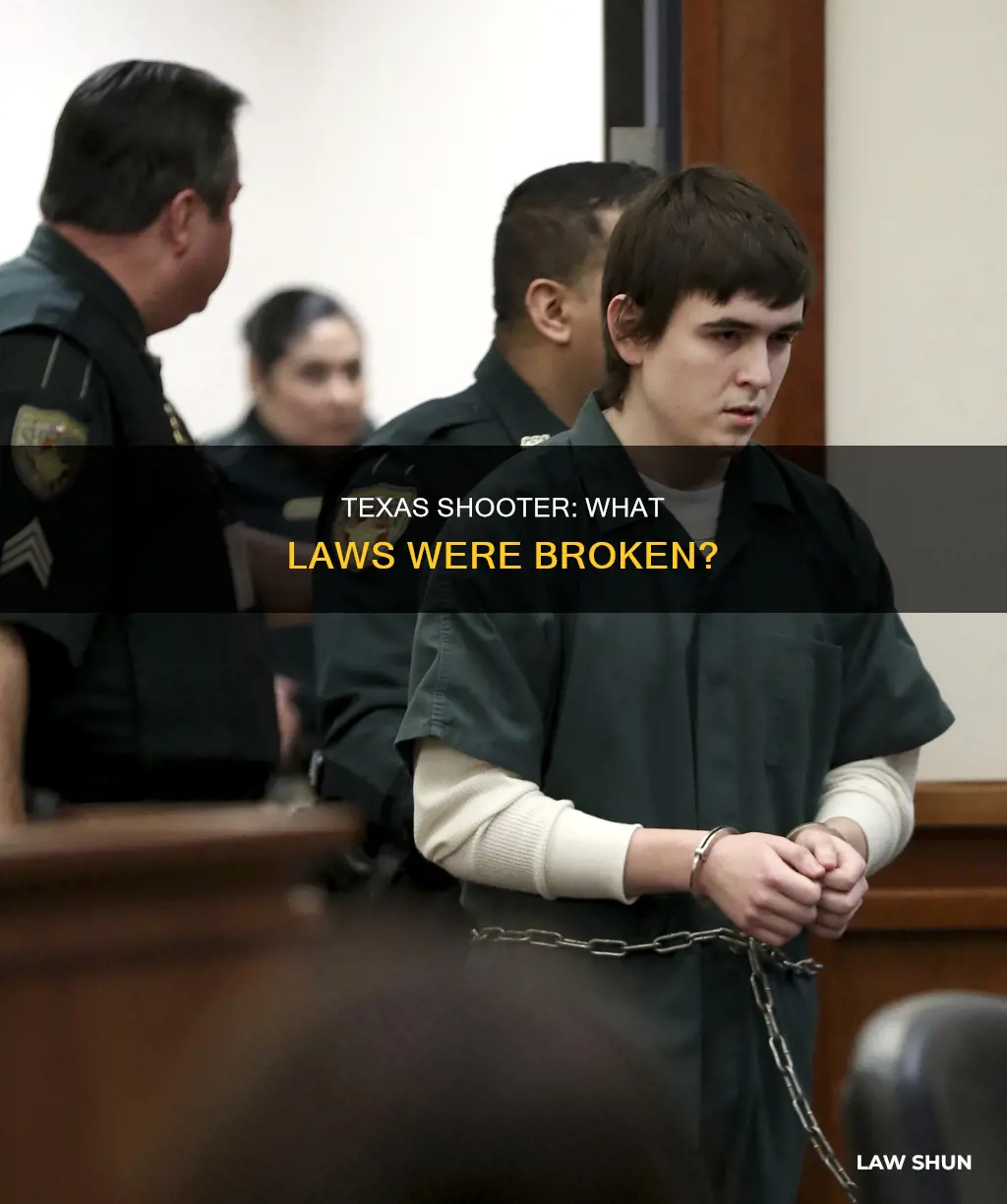 what laws did the santa fe texas shooter actually break