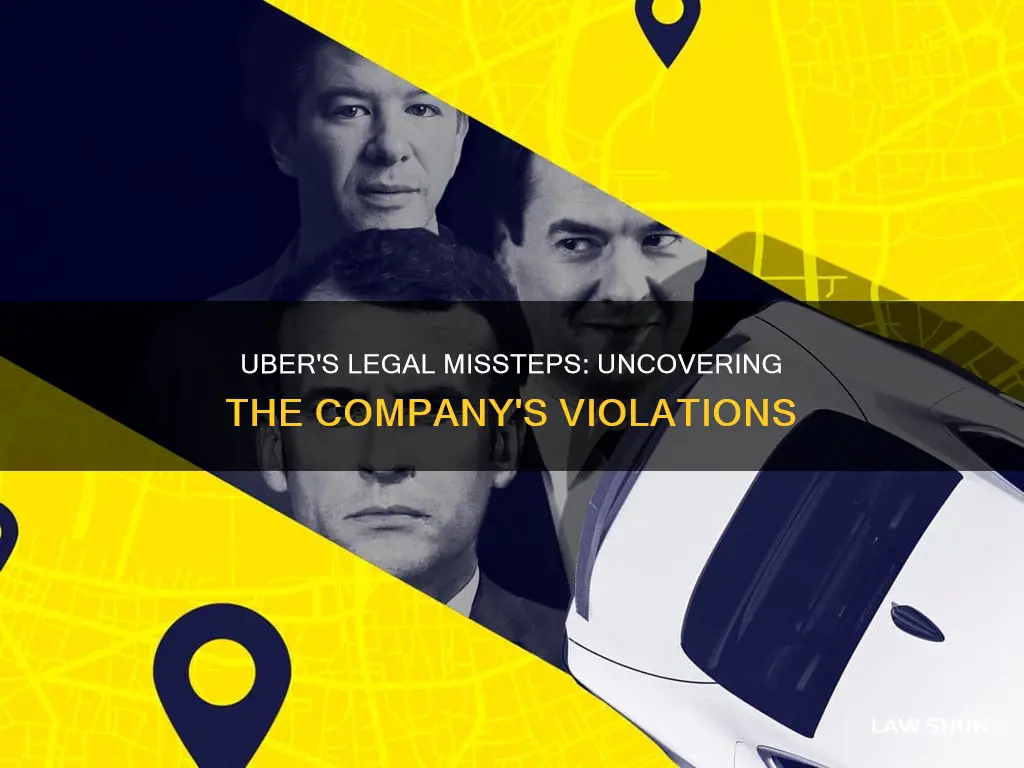 what laws did uber break