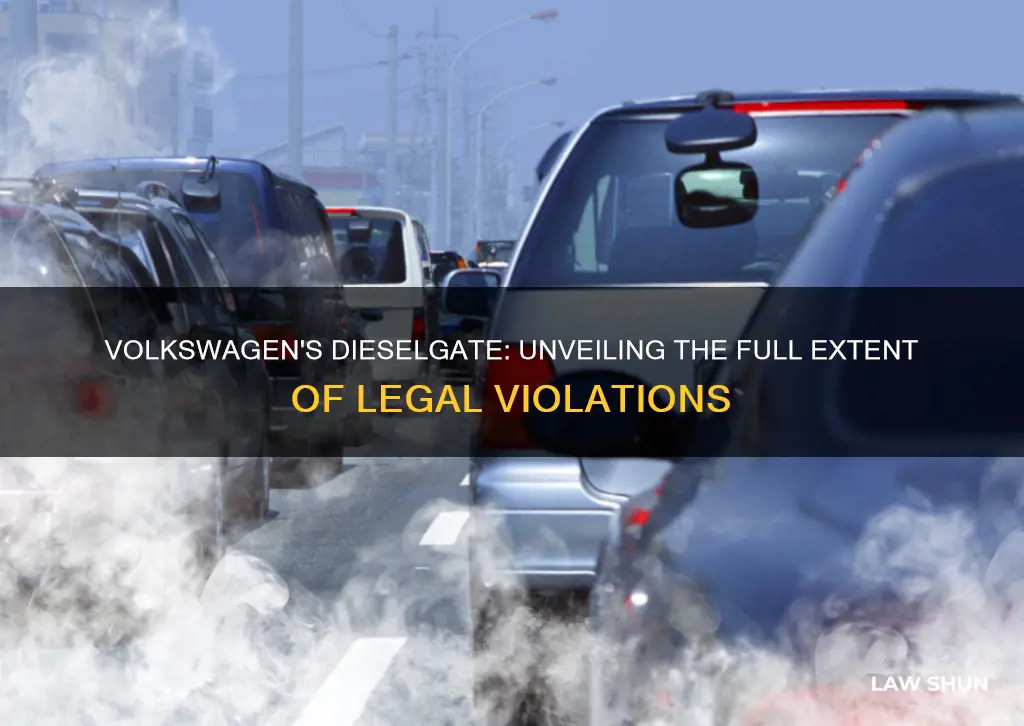 what laws did volkswagen break with dieselgate