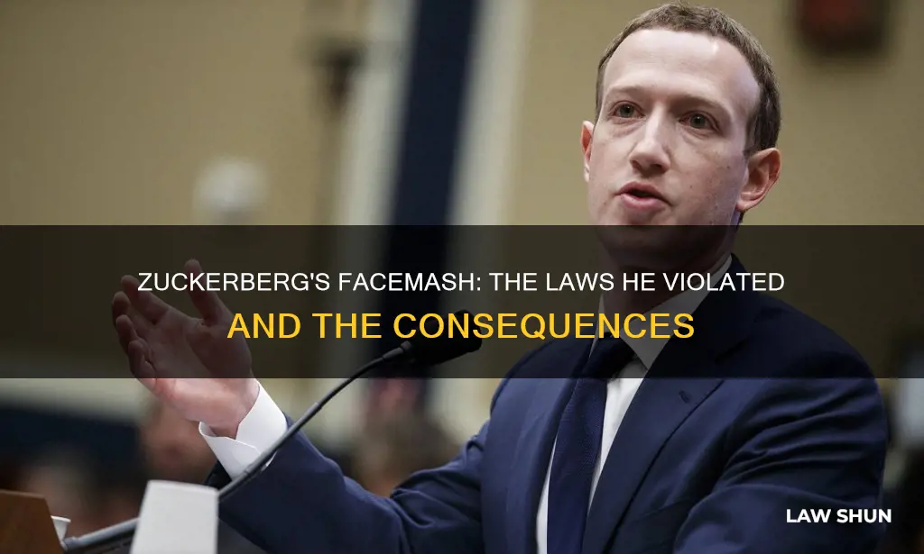 what laws did zuckerberg break facemash