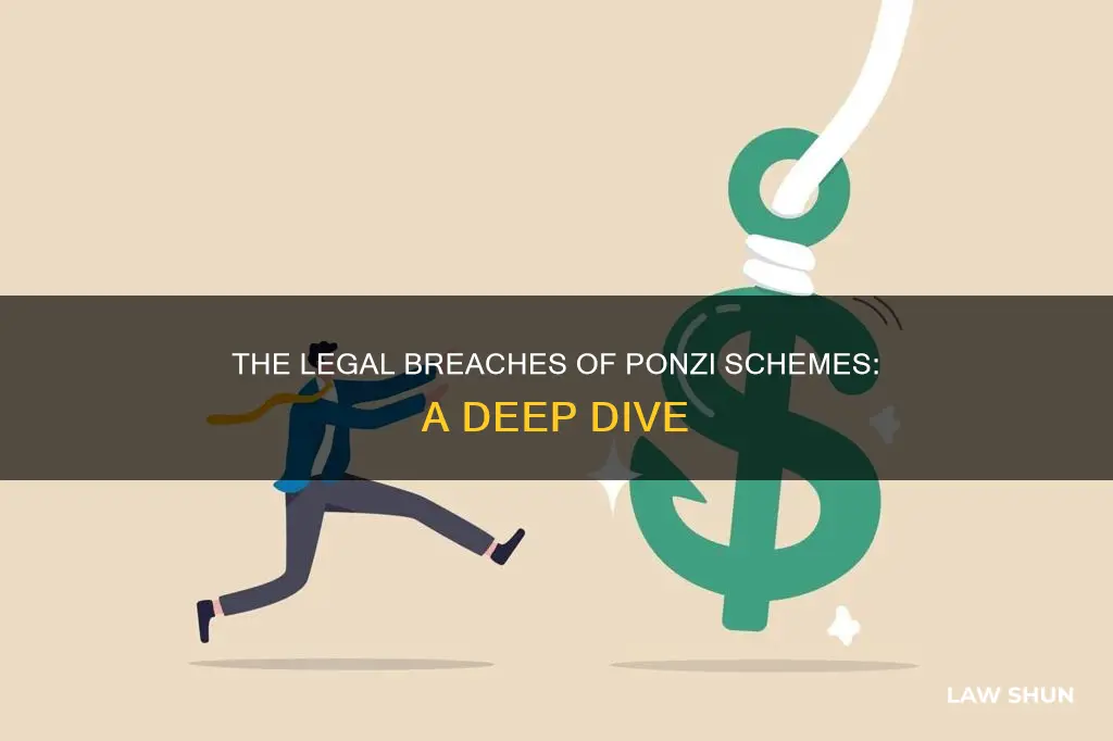 what laws do ponzi schemes break