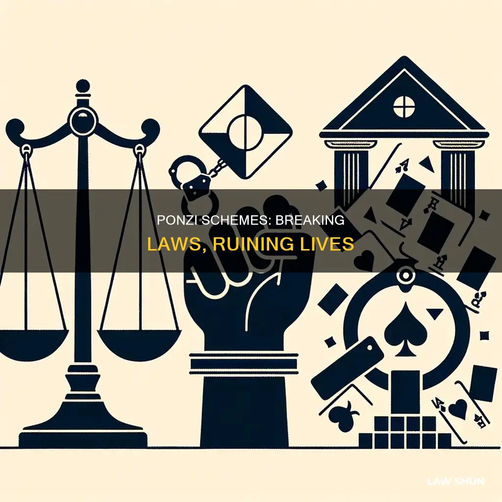 what laws do ponzi schemes break
