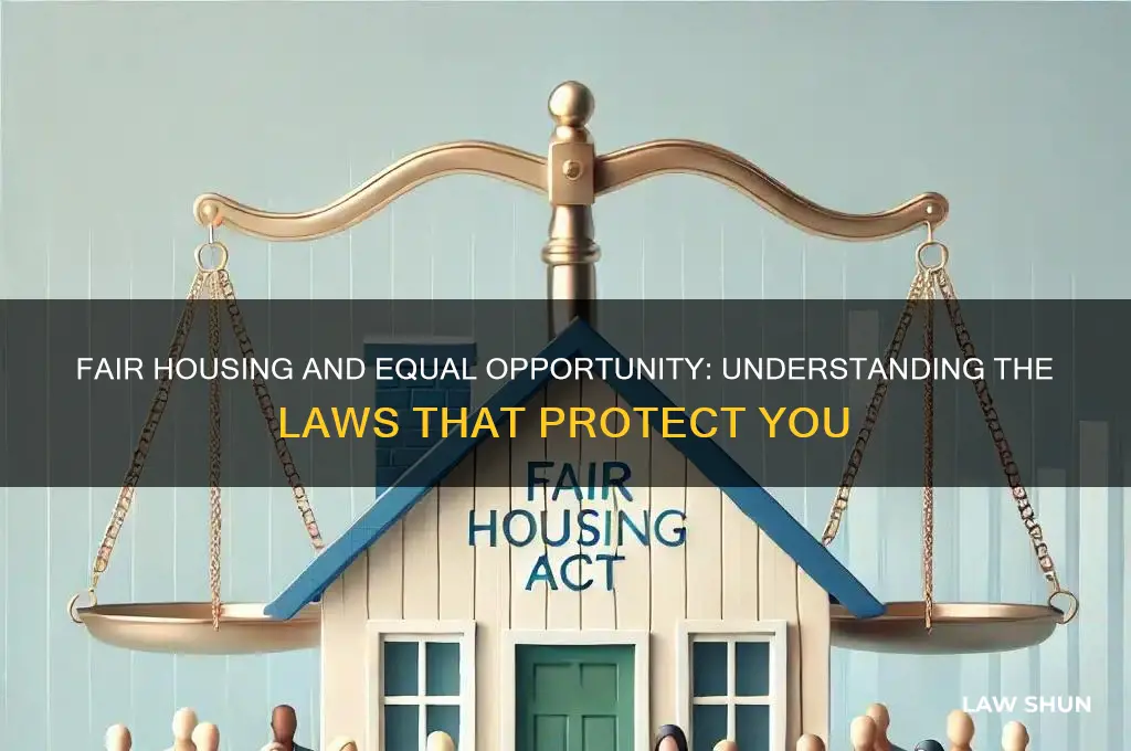 what laws do the fair housing and equal opportunity uphold